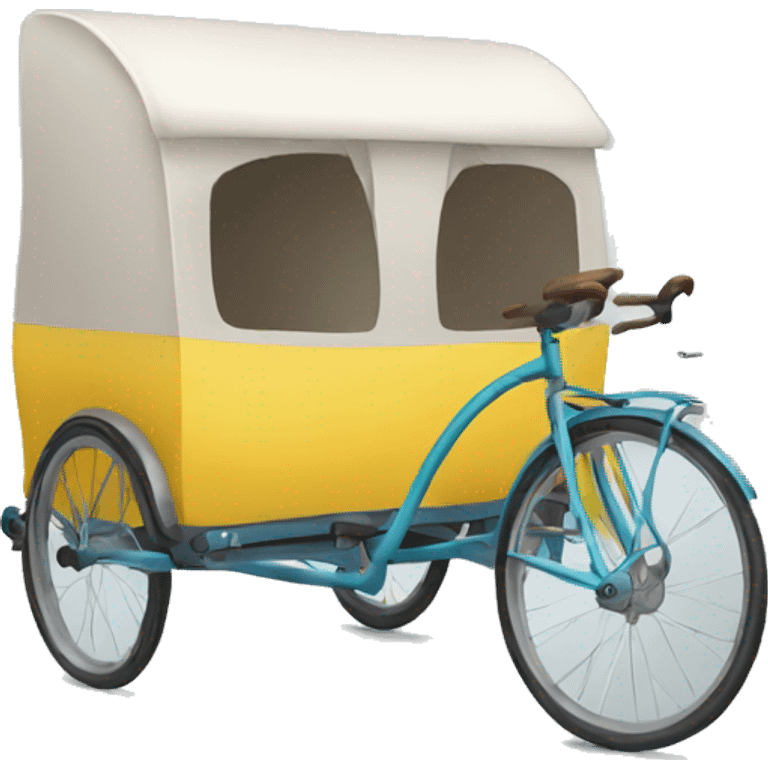 bicycle trailer emoji