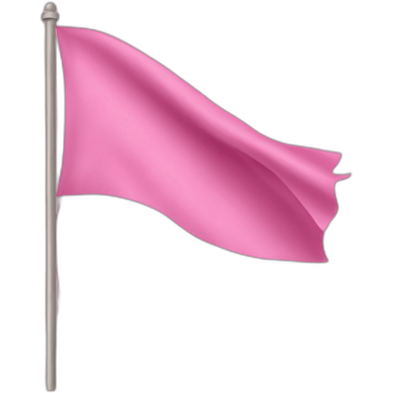 Pink flag emoji