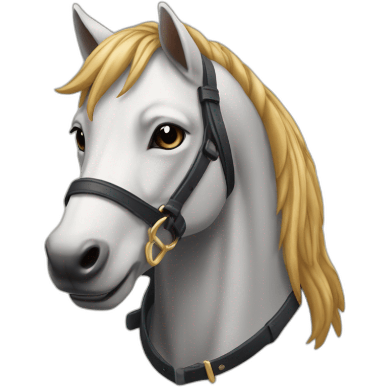 Cheval sur chien emoji