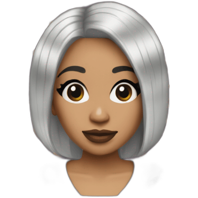 Cardi B black emoji