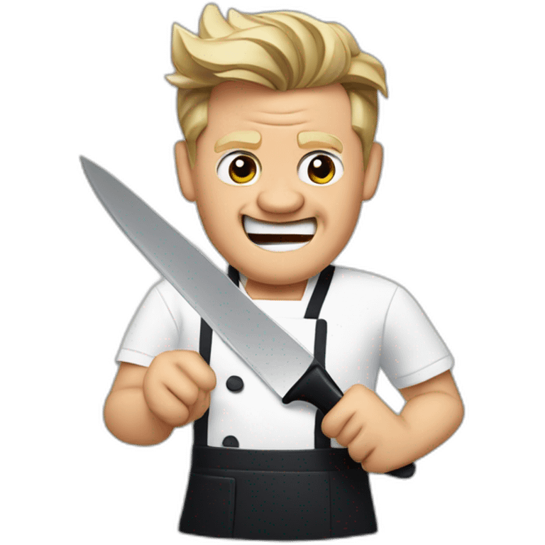 gordon ramsay holding knife emoji