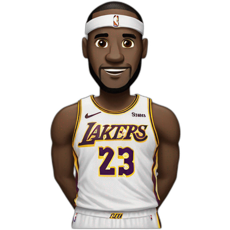 LeBron jams emoji