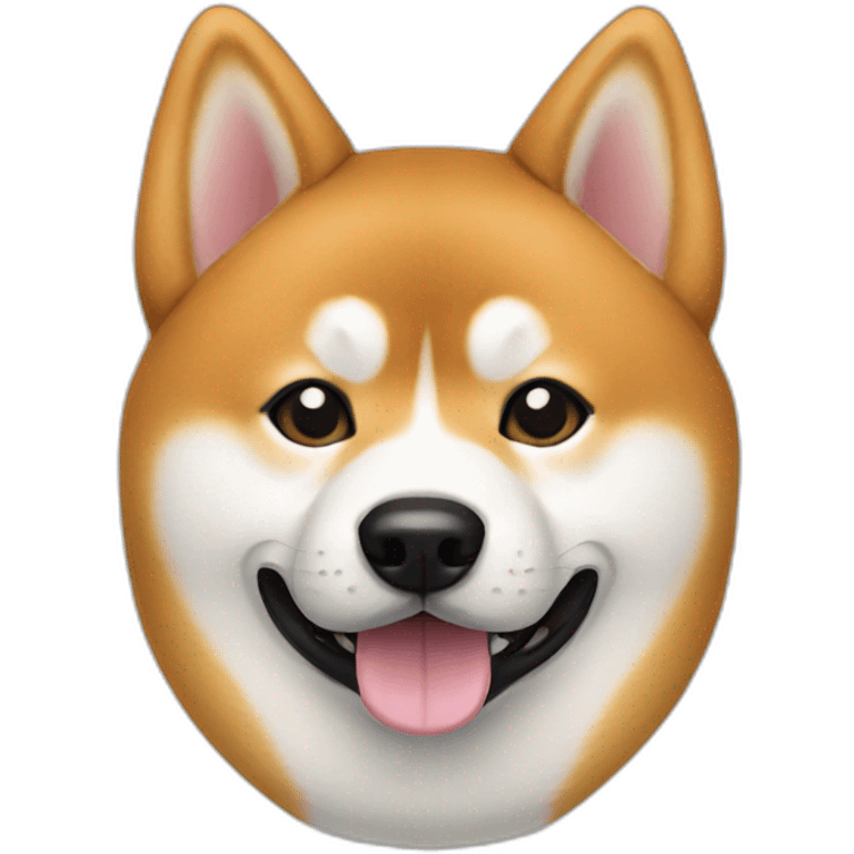 shiba inu white emoji