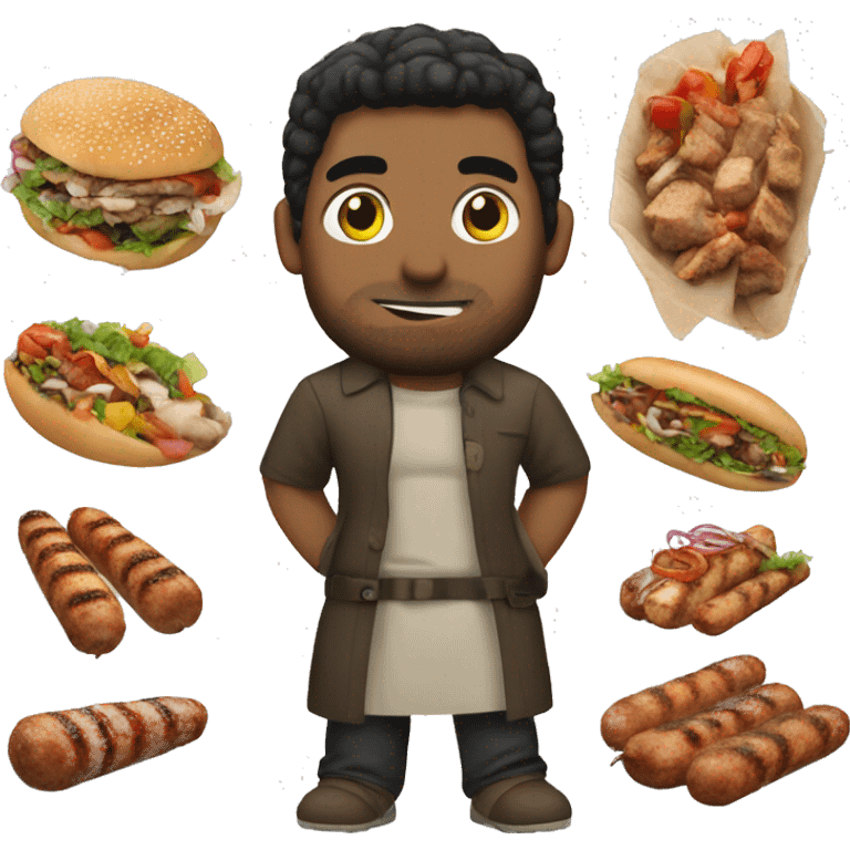 kebab yiyiyen therock emoji