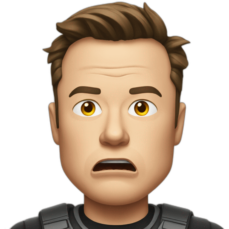 Elon musk angry emoji