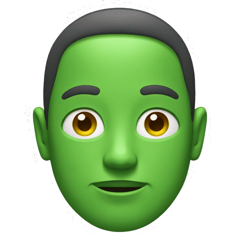 Green android emoji emoji