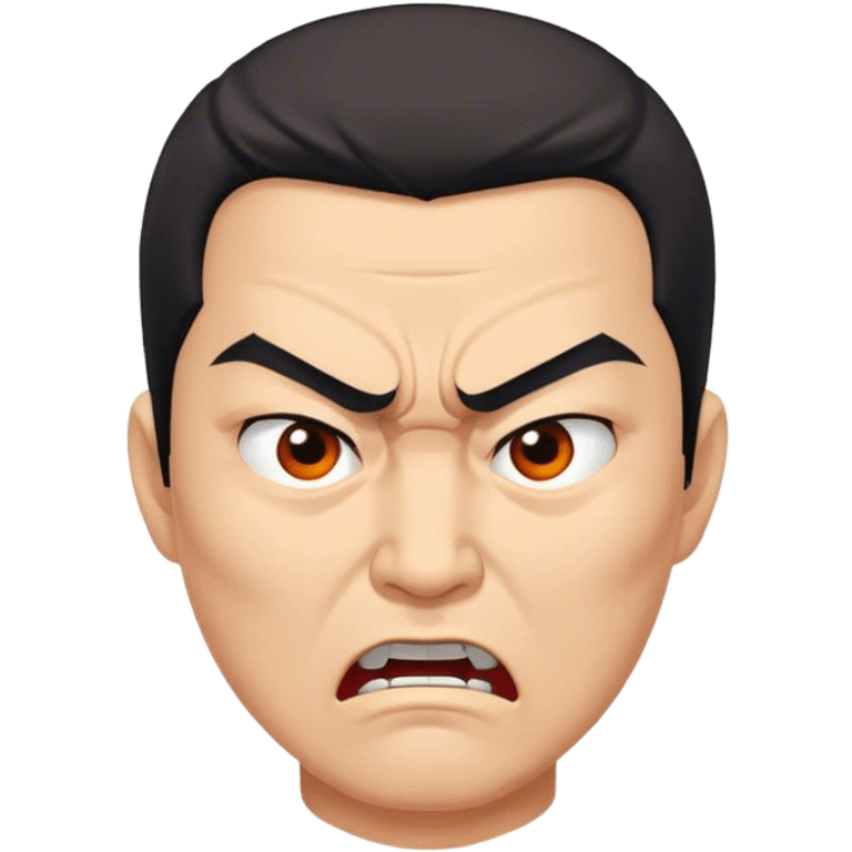 Angry Asian man emoji