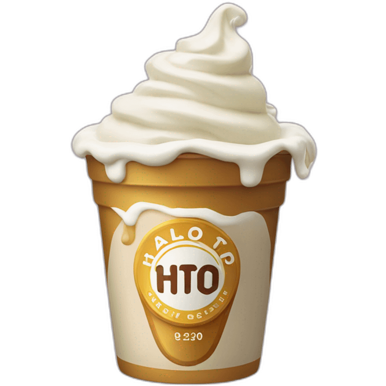 pint of halo top ice cream emoji