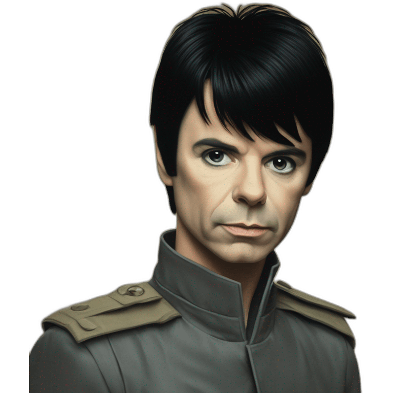 photo-realistic Gary Numan in 1979 emoji