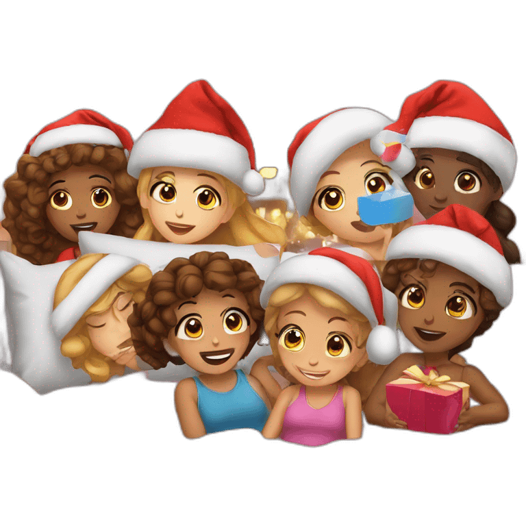 cristmas sleepover emoji