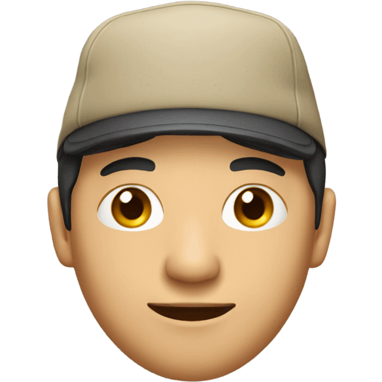 An Asian man wearing Asian hat  emoji