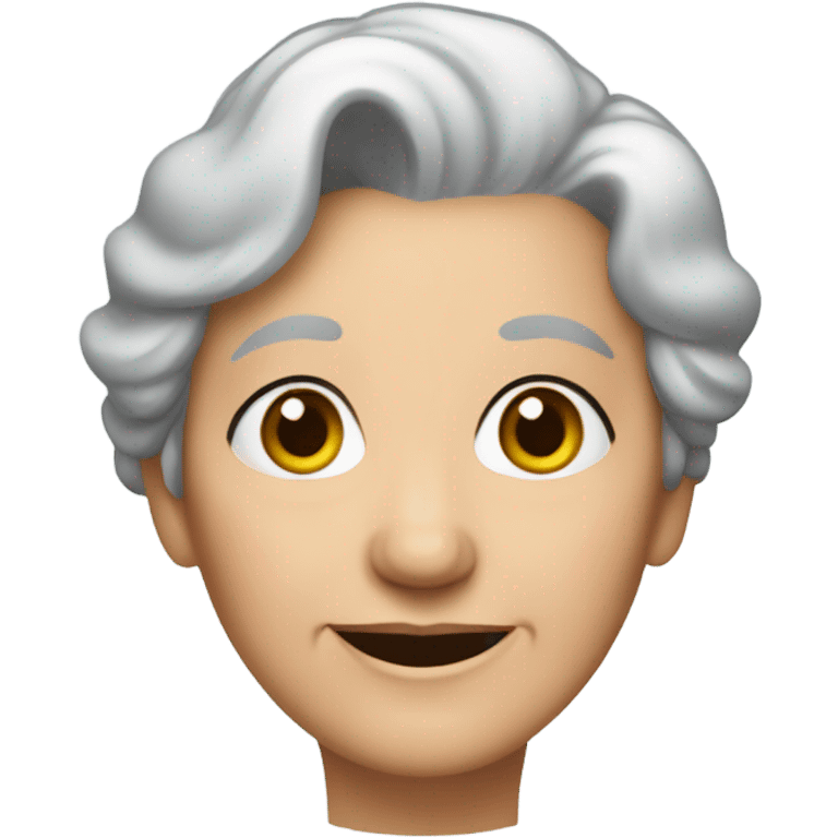 grandma without glasses emoji