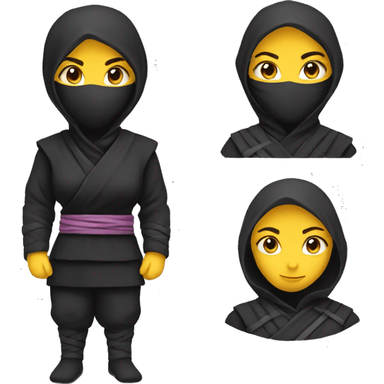 Ninja girl emoji