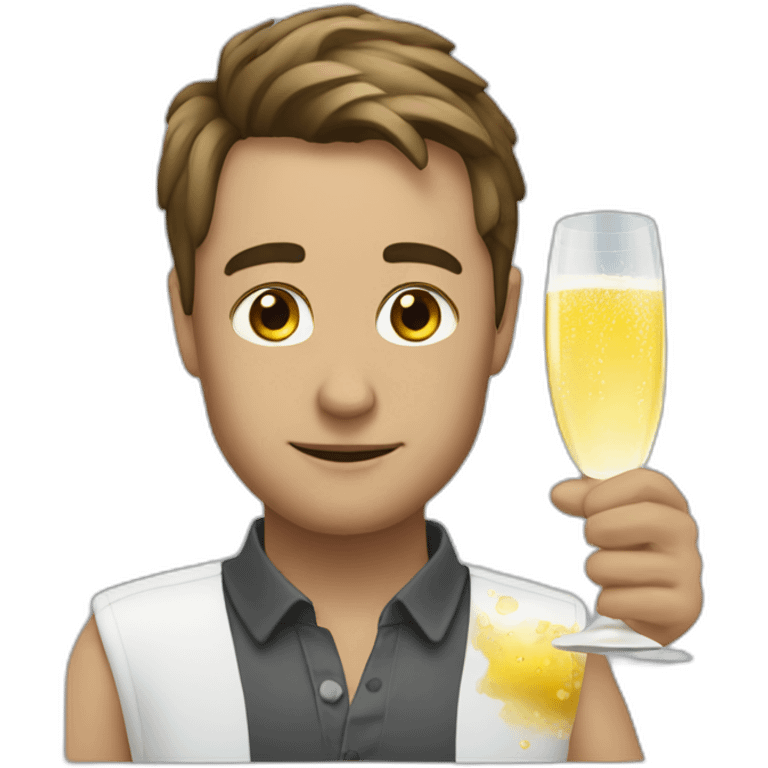 champagne sunday emoji