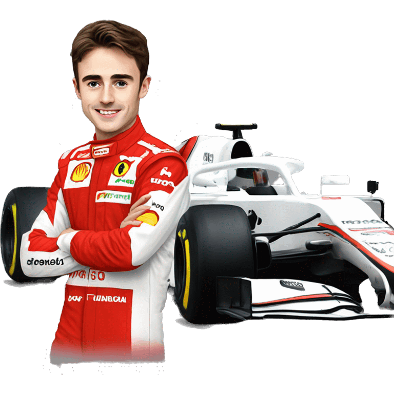 Charles Leclerc F1 car emoji