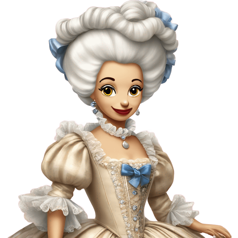 Marie Antoinette at a disco ￼ emoji