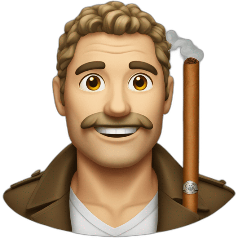 gremma with cigar emoji