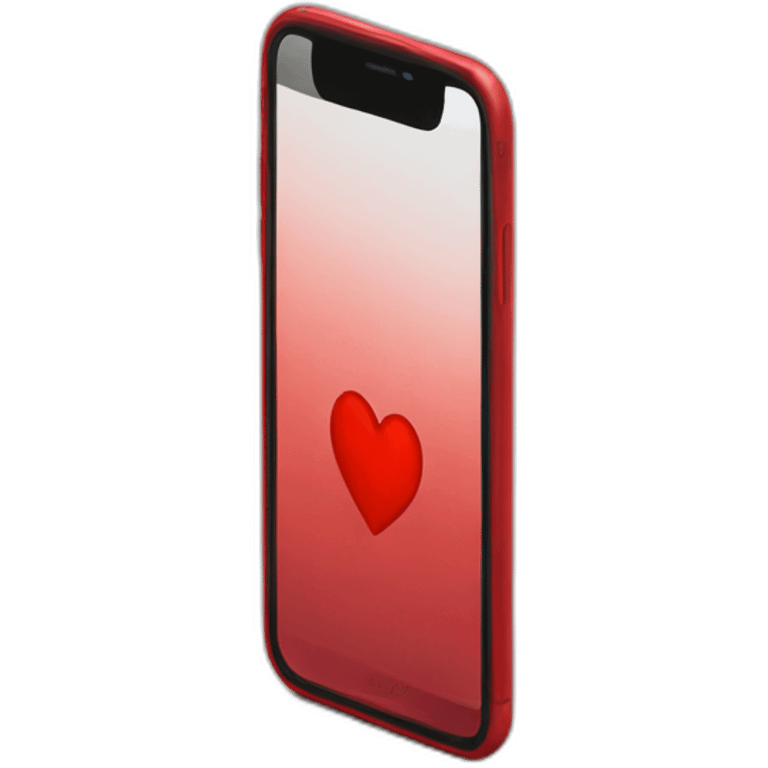 coeur rouge iphone emoji