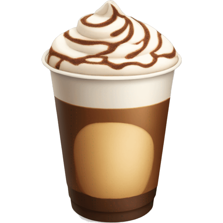 Mocha coffee emoji