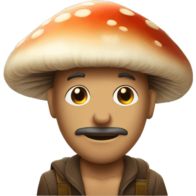 Mushroom man emoji