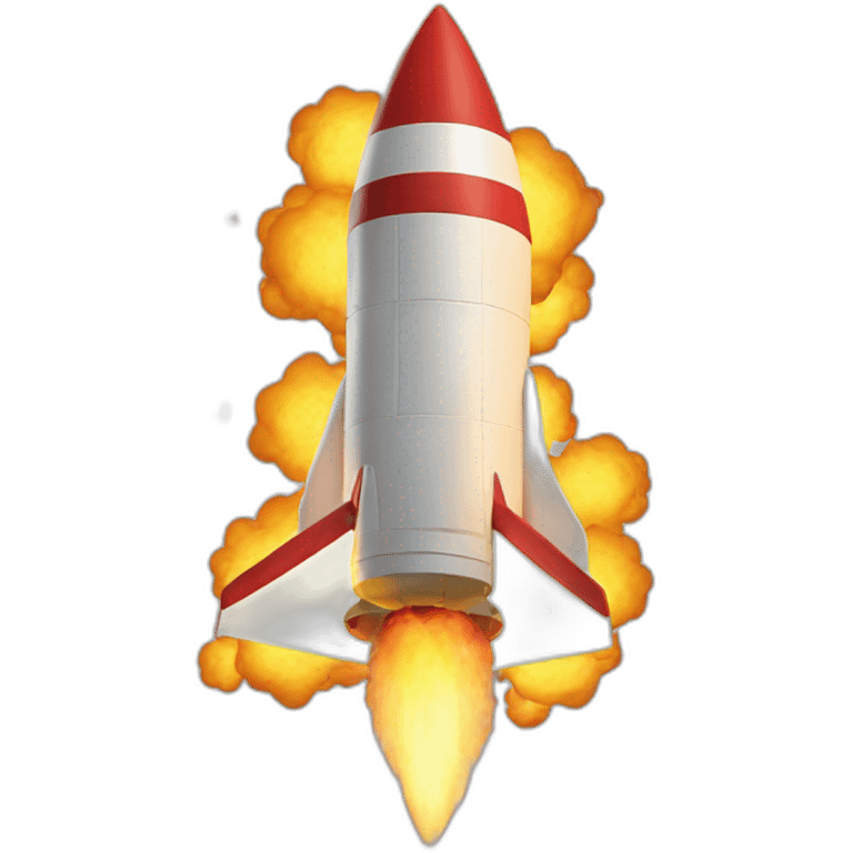 rocket exploding emoji