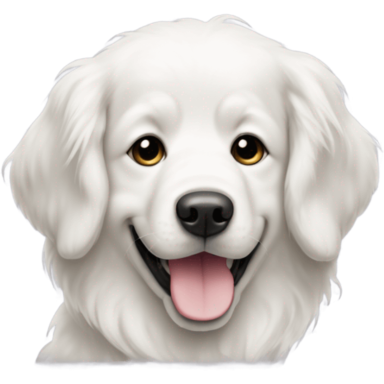 White English Retriever emoji