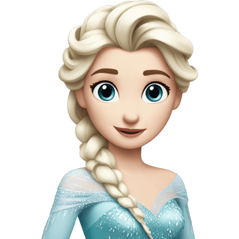 Birthday girl Elsa  emoji