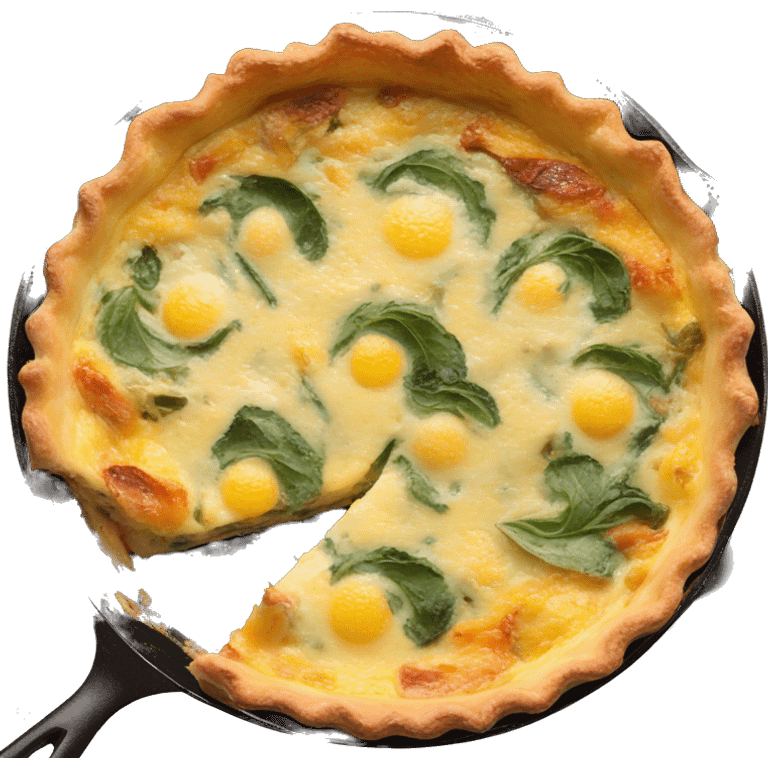 quiche in skillet emoji