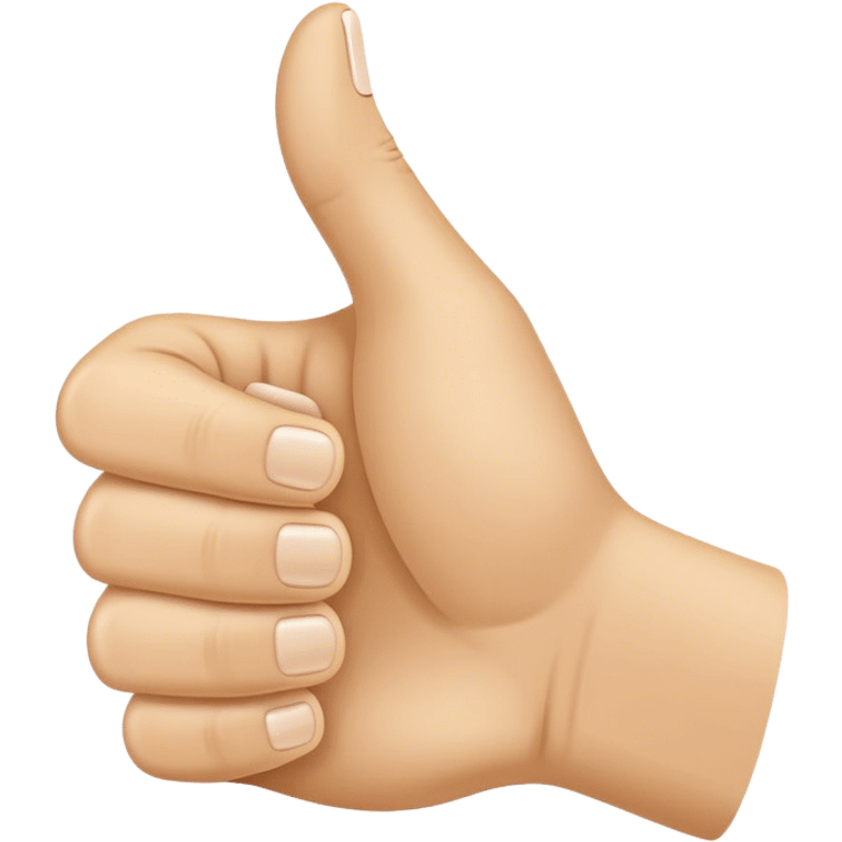 Hand doing thumbs up but with two thumbs on one hand emoji