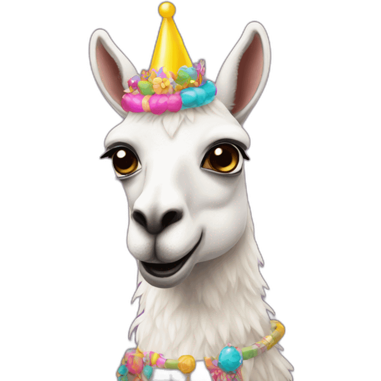 Party lama emoji