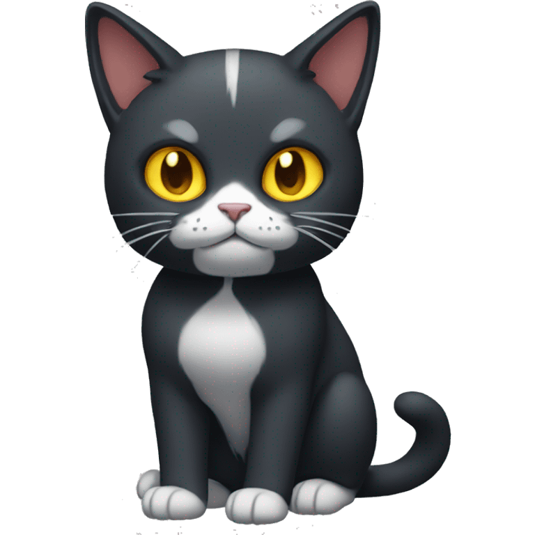 Dark-type-Fakémon-Cat full body emoji