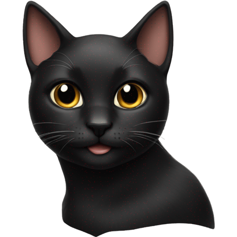 aesthetic black cat emoji