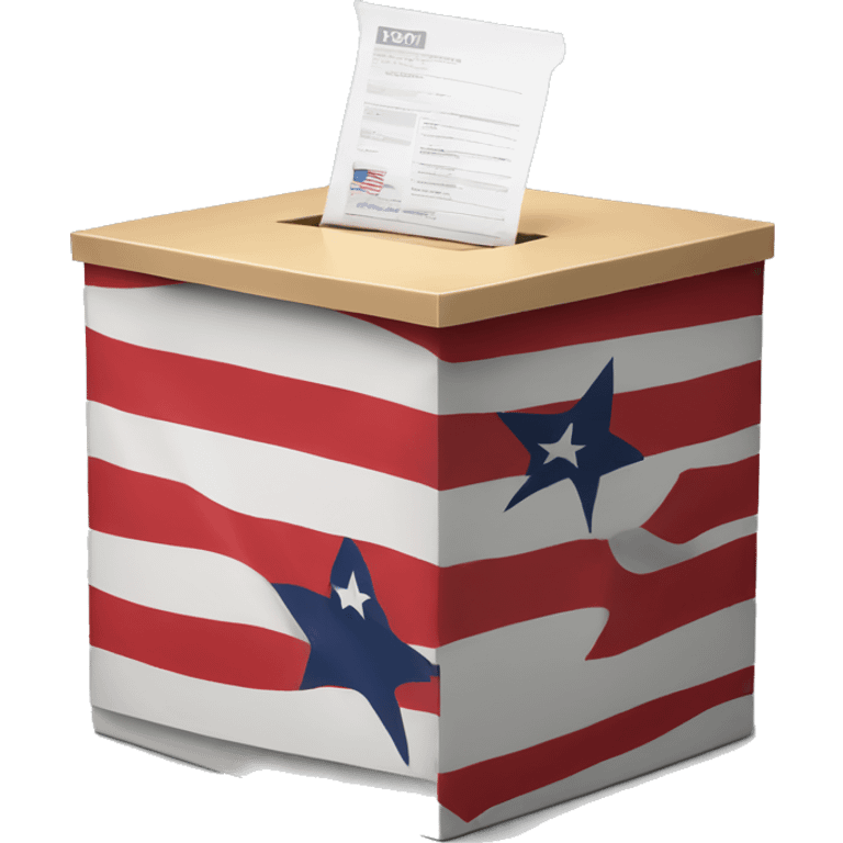 election ballot box with englang flag emoji