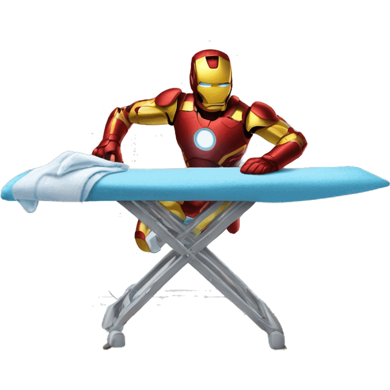 ironman ironing clothes emoji