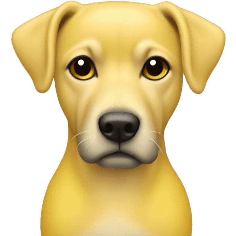  Car bright yellow and beige in color with bright colors on the belly and muzzles of the body. emoji