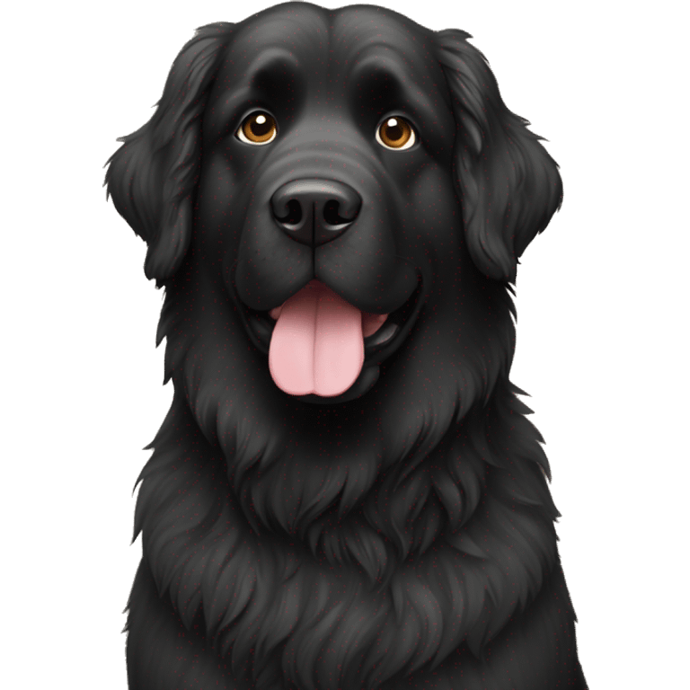 Newfoundland dog emoji