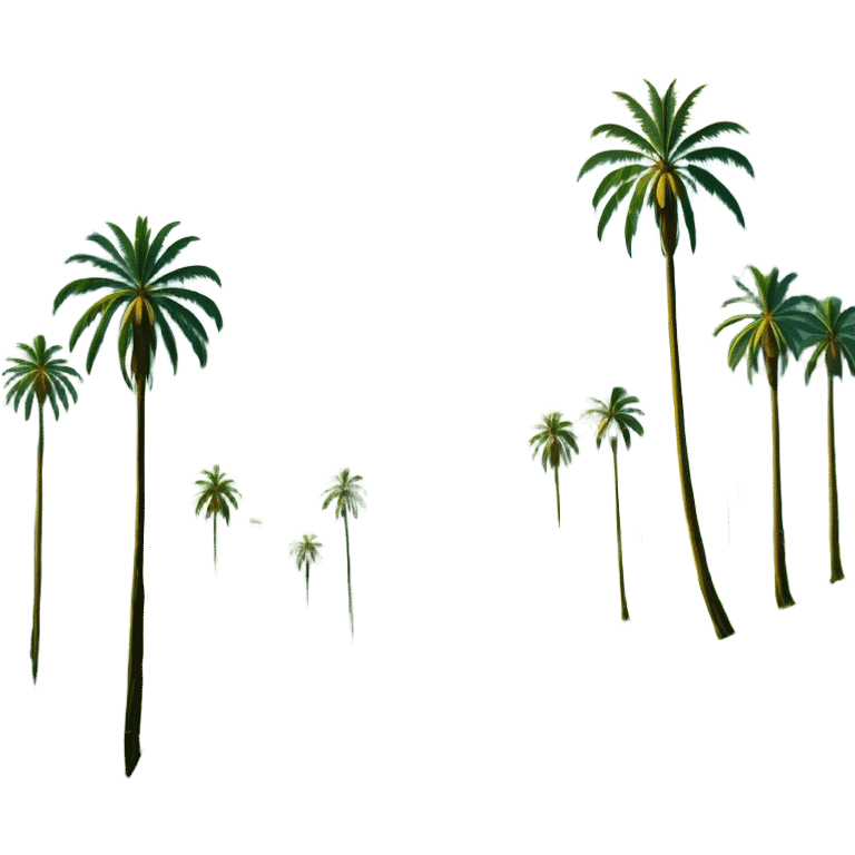 Cinematic Realistic Cocora Valley Landmark Emoji, featuring towering wax palm trees swaying in the misty green valley, with rolling hills and distant mountain peaks bathed in warm morning light. emoji