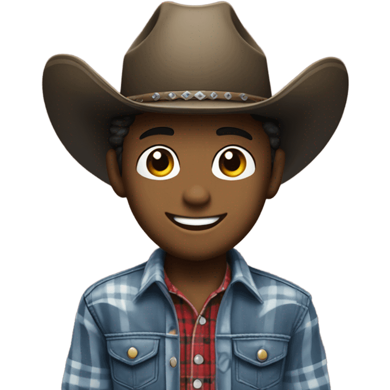 smiling cowboy boy emoji