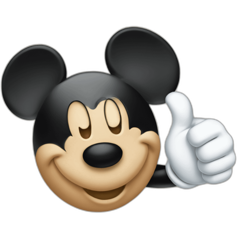 mickey mouse thumbs up emoji