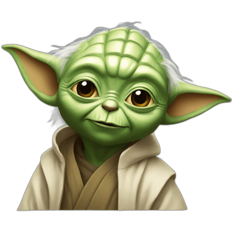 yoda happy  emoji