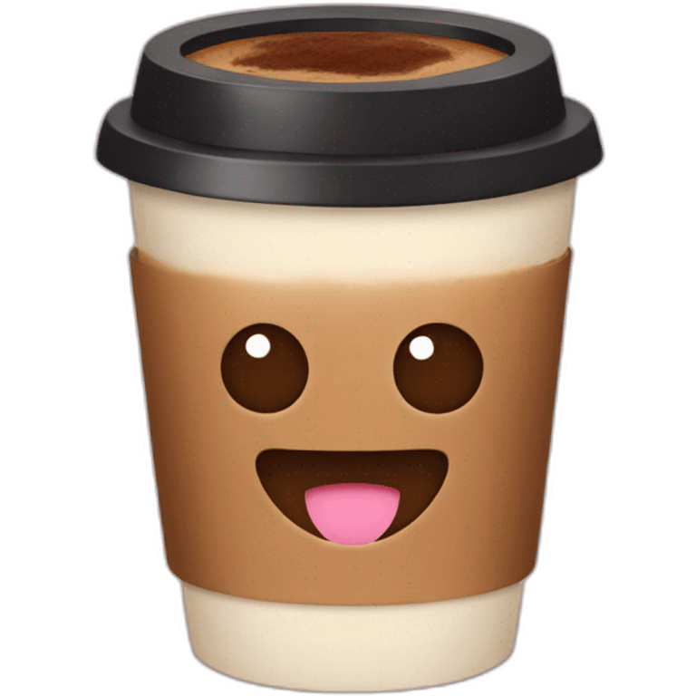 kawaii coffee emoji