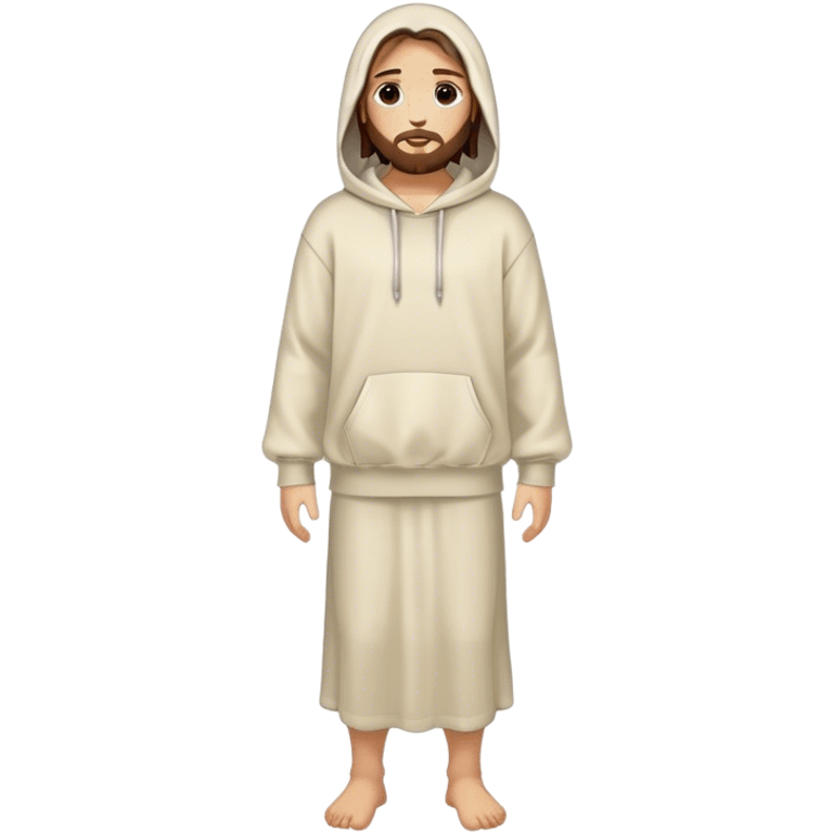 jesus christ in a hoodie full body emoji