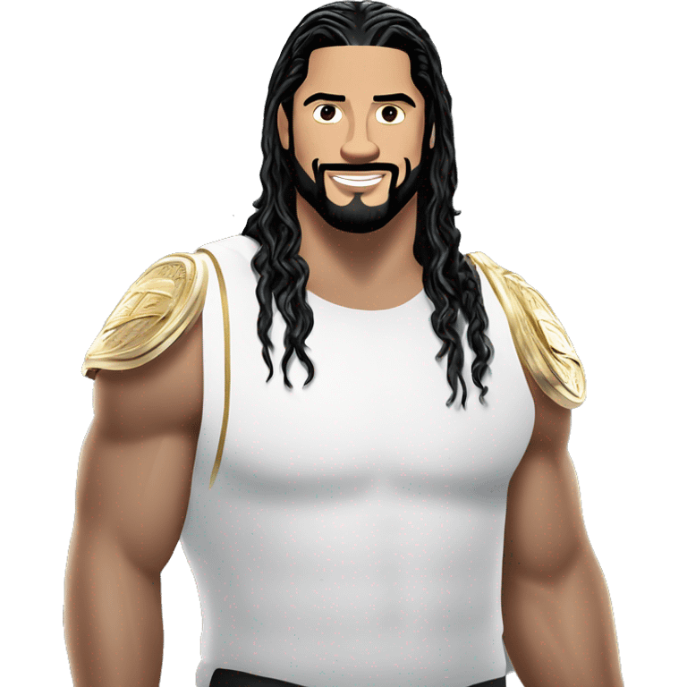 ROMAN REIGNS with undisputed championship  emoji