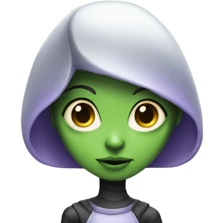 Alien girl emoji