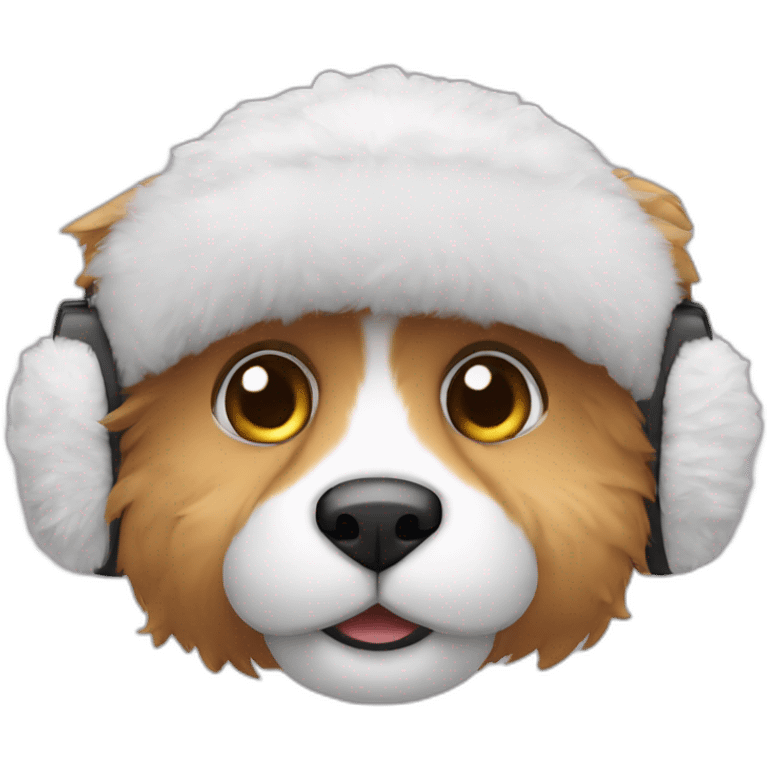 cartoon furr earmuff  emoji