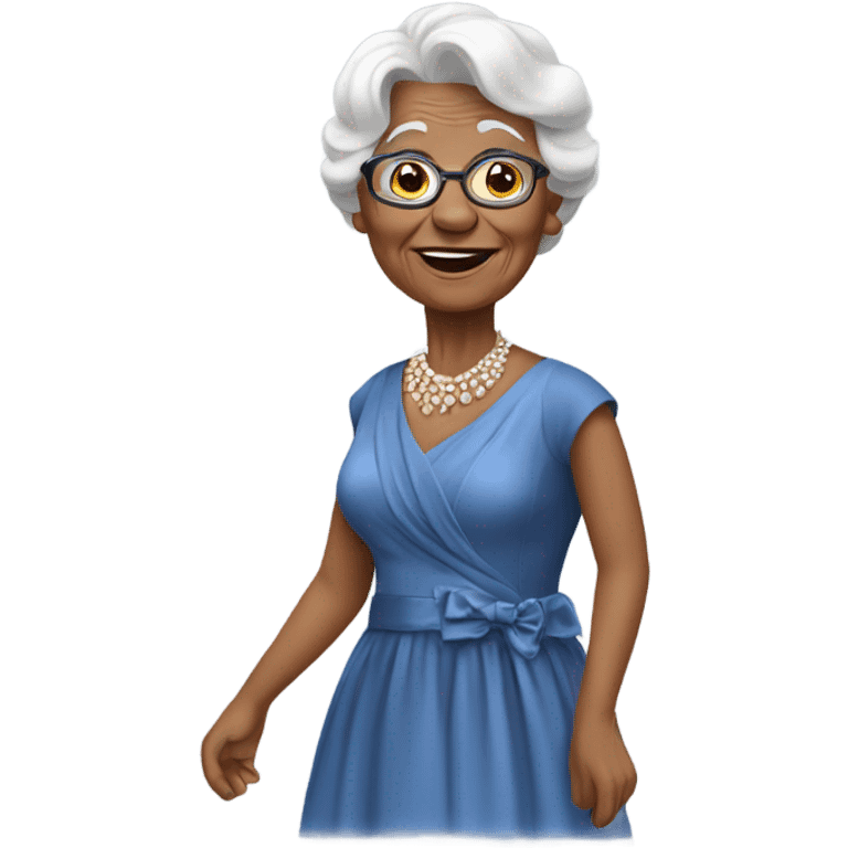 Old ladies going to prom emoji