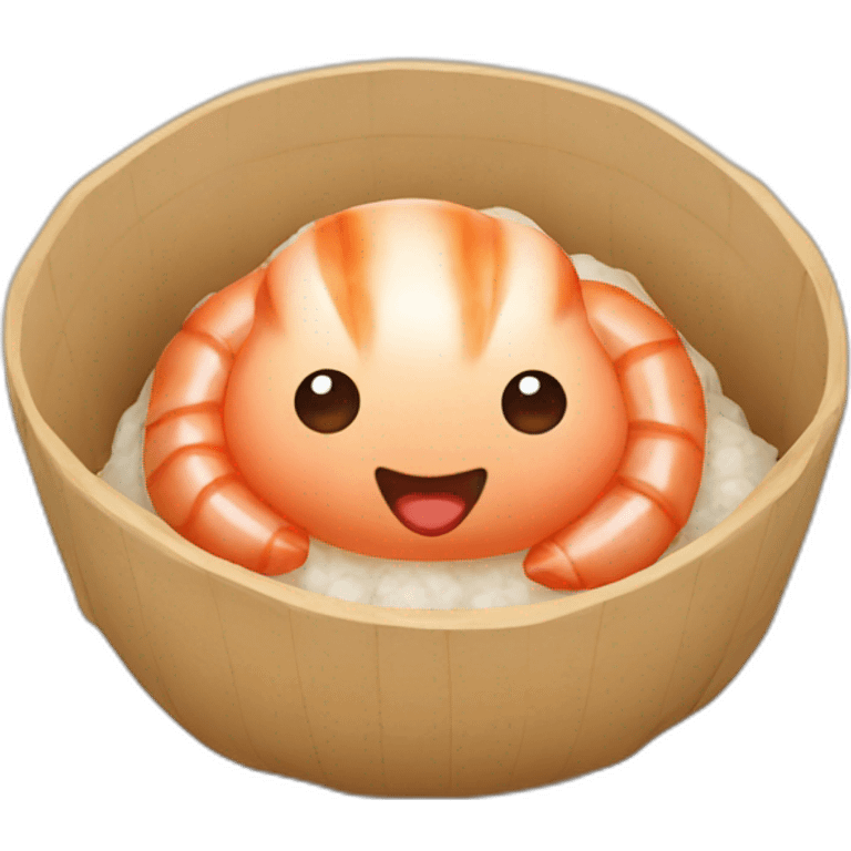 Shrimp dumpling emoji emoji