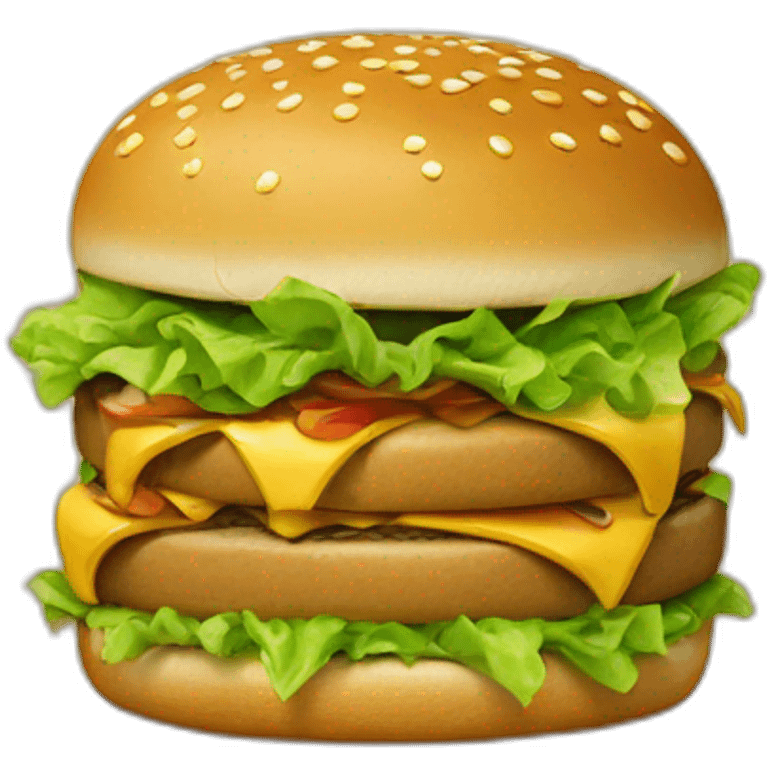 Big mac emoji