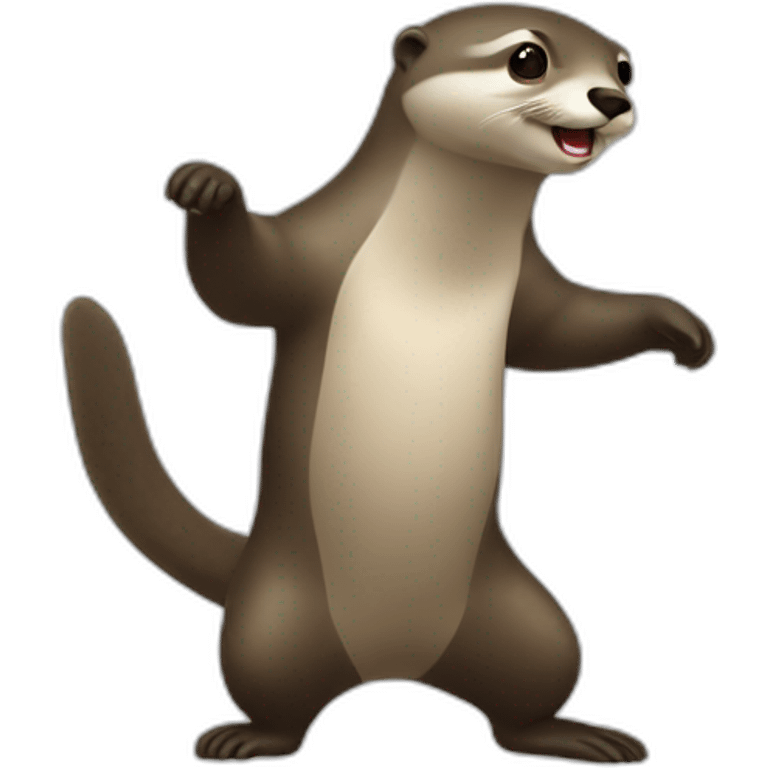 Loutre qui danse emoji