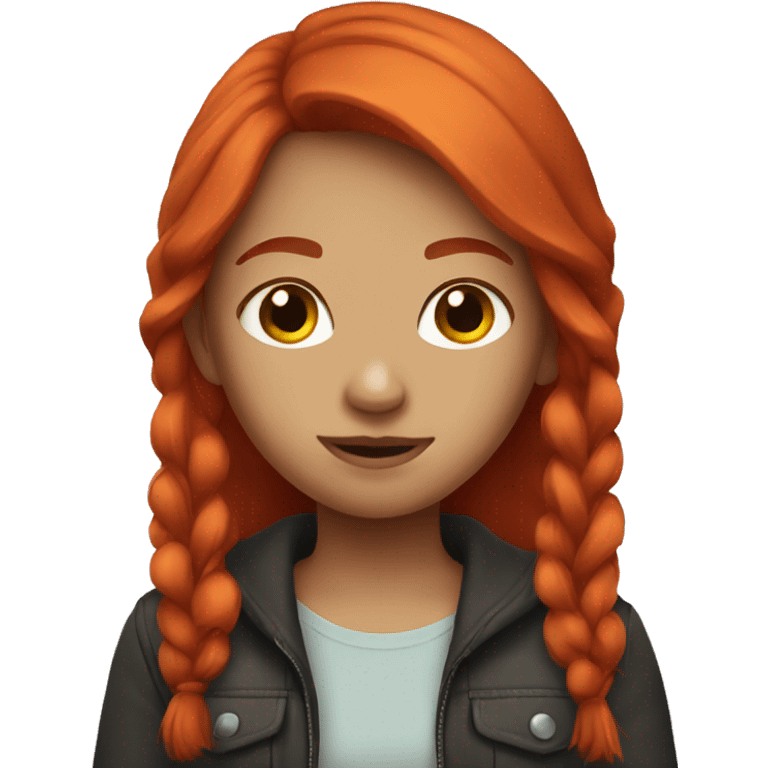 A red hair girl emoji